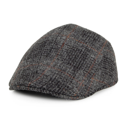 Crambes Daily Ascot Schiebermütze aus HARRIS TWEED - Grau Multi