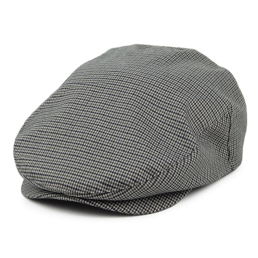 Brixton Hooligan Schiebermütze Houndstooth - Olivgrün-Marineblau
