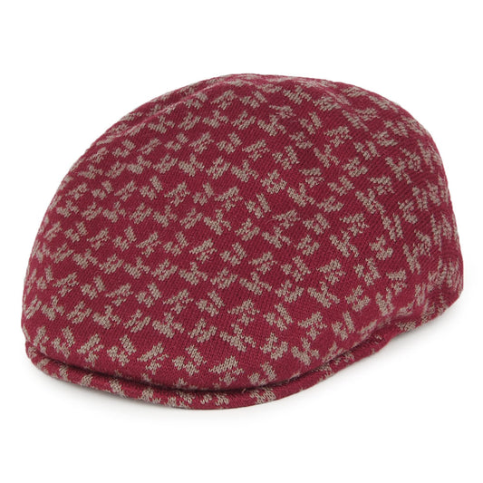 Kangol Square K 507 Schiebermütze - Burgunderrot