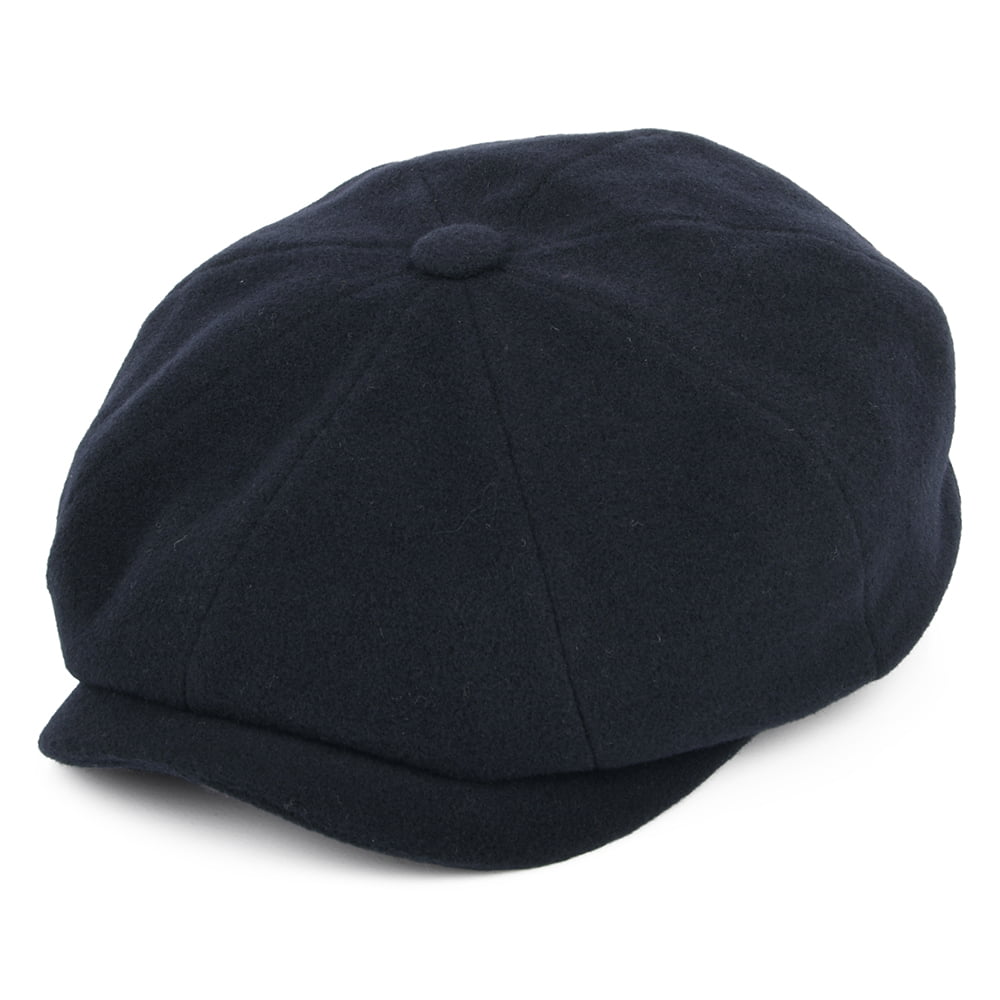 Stetson Hatteras Ballonmütze aus Wolle-Kaschmir - Marineblau