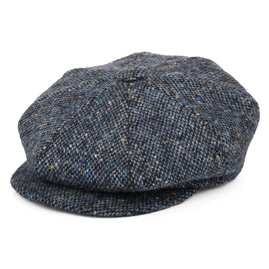 City Sport Donegal Tweed Ballonmütze Marl - Blau