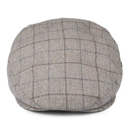 City Sport Schiebermütze I mit Fensterscheibenmuster - Hellbraun