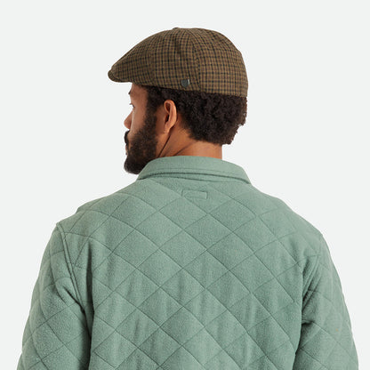 Brixton Brood II Ballonmütze Houndstooth - Karamell-Schwarz