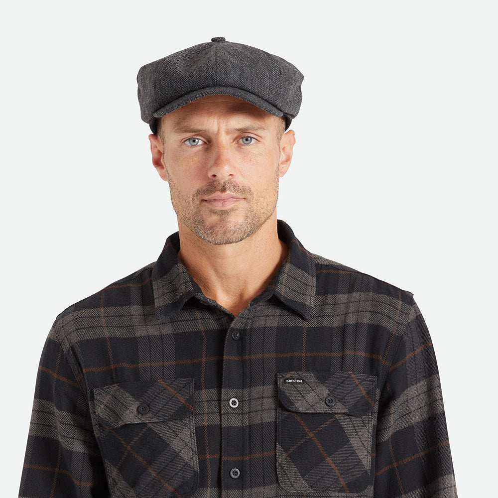 Brixton Brood II Baggy Ballonmütze - Schwarz-Grau