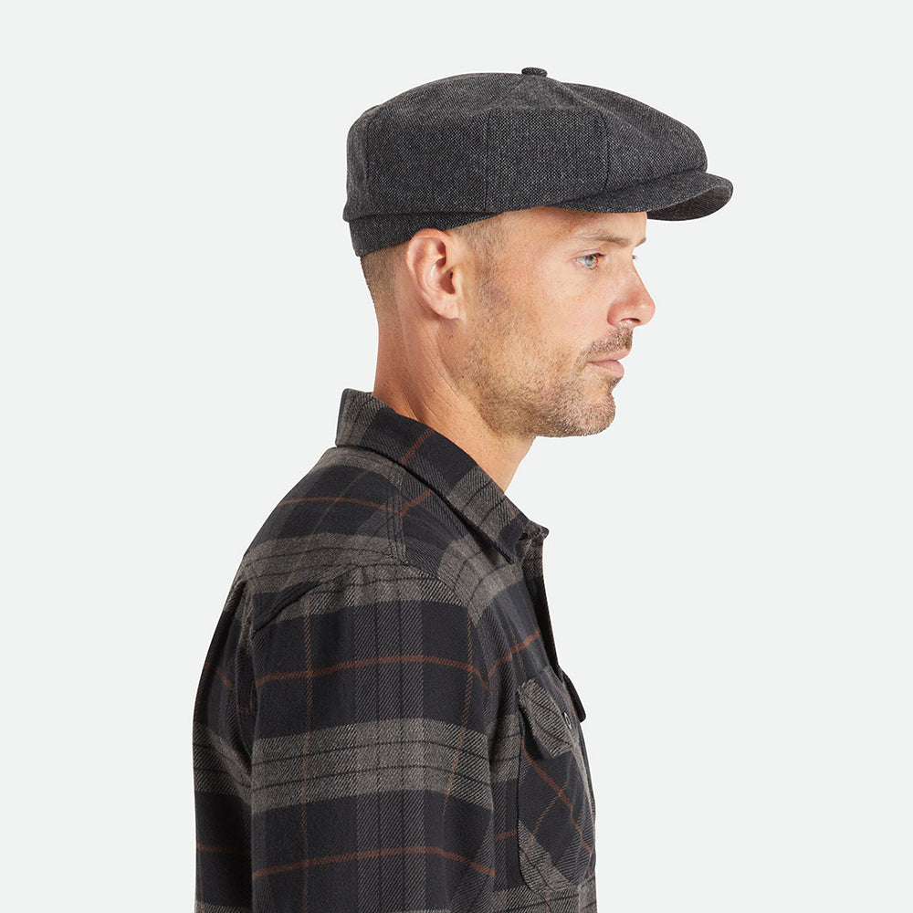 Brixton Brood II Baggy Ballonmütze - Schwarz-Grau