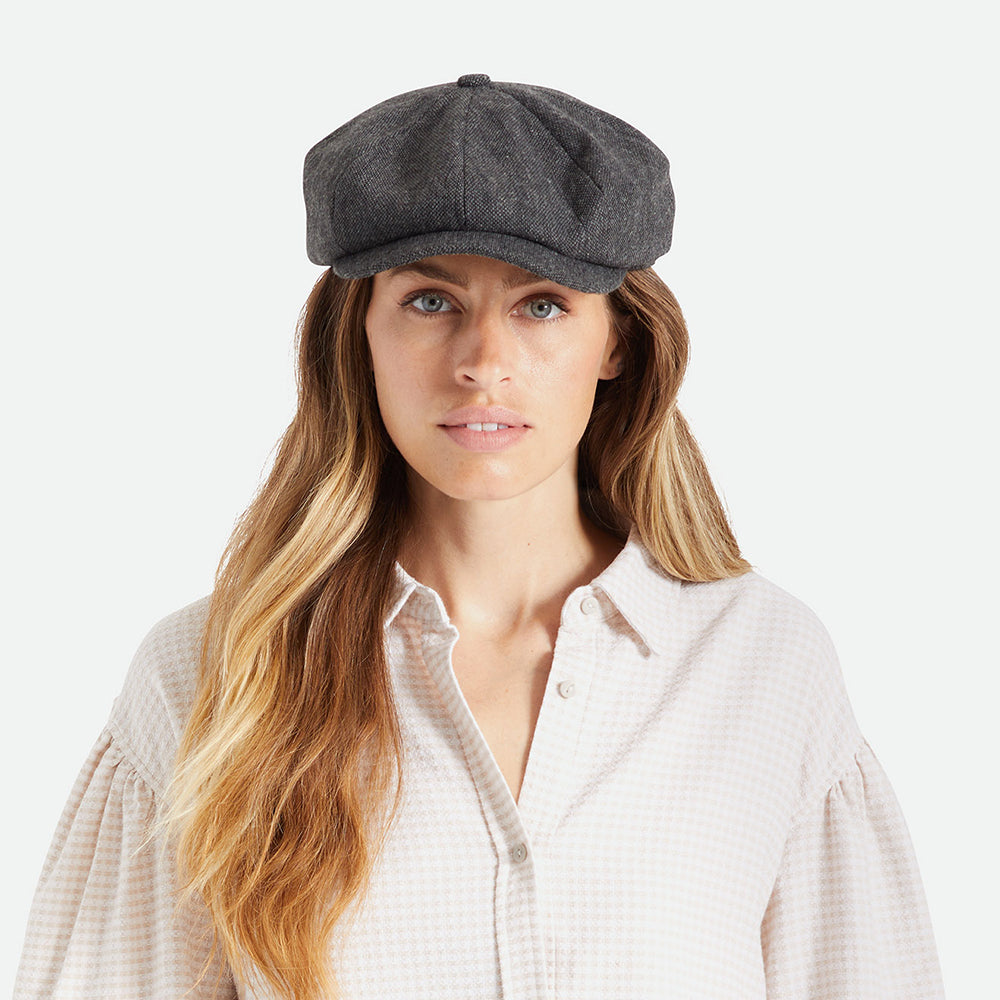 Brixton Brood II Baggy Ballonmütze - Schwarz-Grau