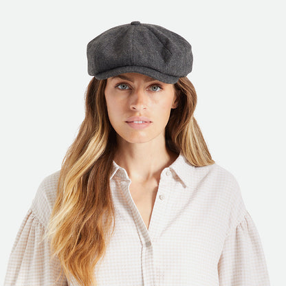 Brixton Brood II Baggy Ballonmütze - Schwarz-Grau