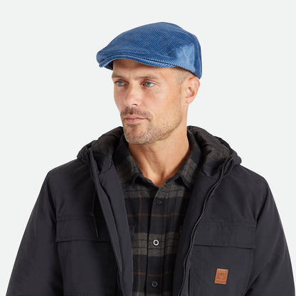 Brixton Hooligan Kord Schiebermütze - Blau