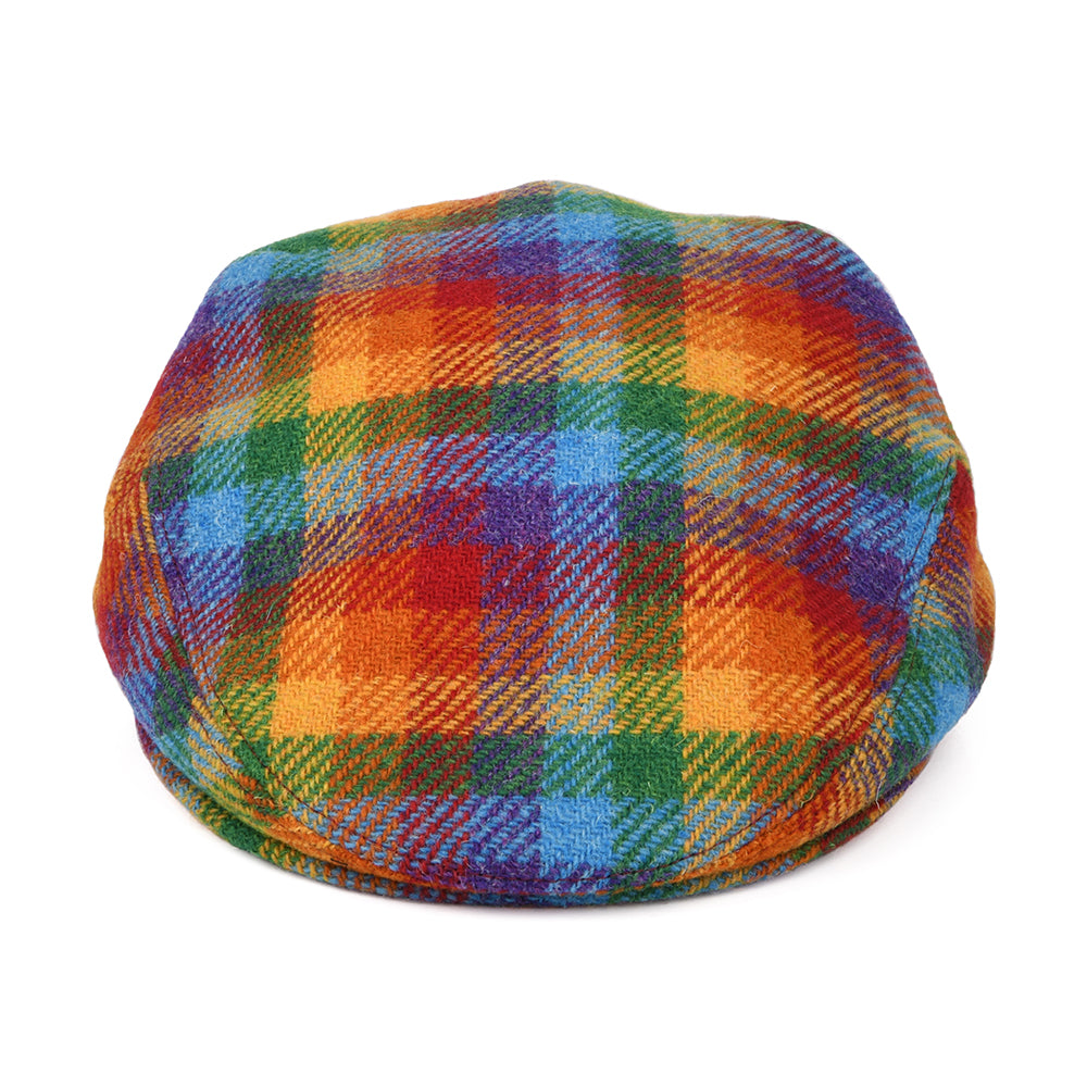 City Sport Pride HARRIS TWEED Schiebermütze - Regenbogen