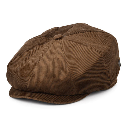 Brixton Brood II Baggy Kord Ballonmütze - Braun