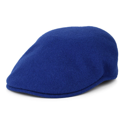 Kangol 504 Schiebermütze aus Wolle - Mittelblau