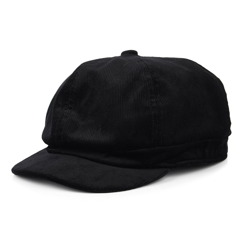 Kangol Spitfire Ballonmütze aus Kord - Schwarz