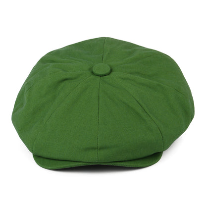 Christys 8-teilige Ballonmütze aus Baumwoll-Leinen - Grün