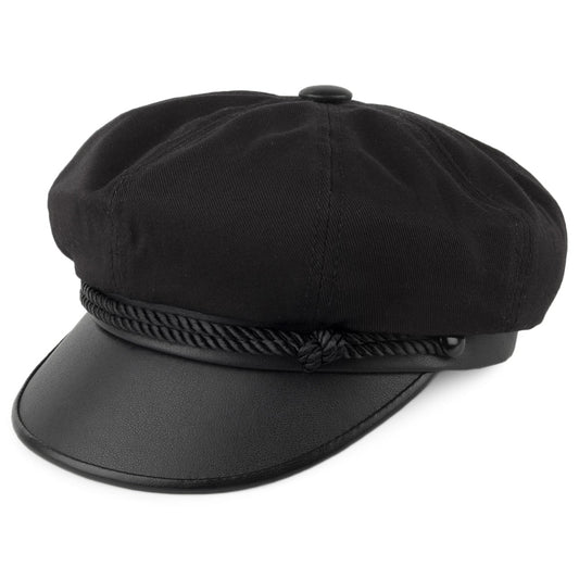 New York Hat Company Canvas Brando Cap - Schwarz