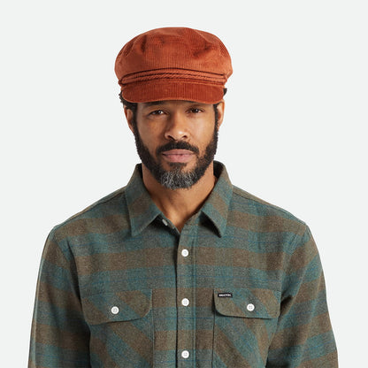 Brixton Kord Schiffermütze - Verbranntes Orange