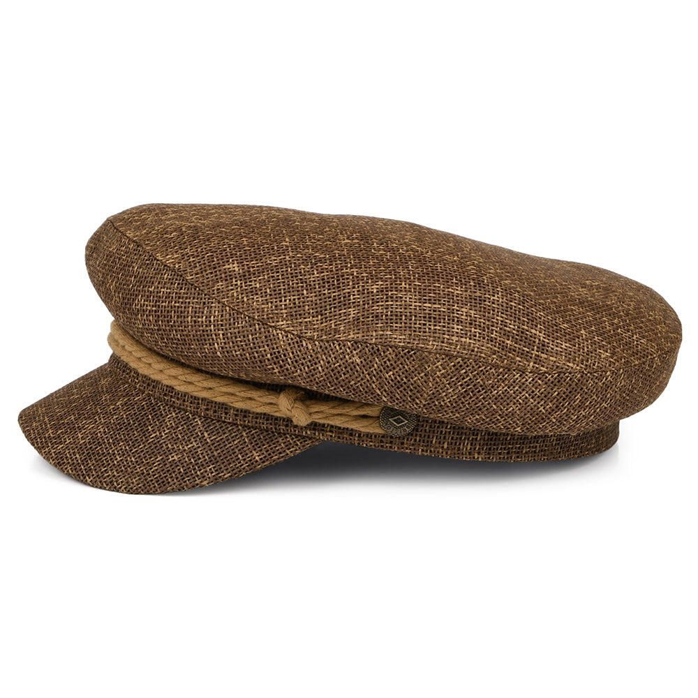 Brixton Schiffermütze aus Stroh - Hellbraun