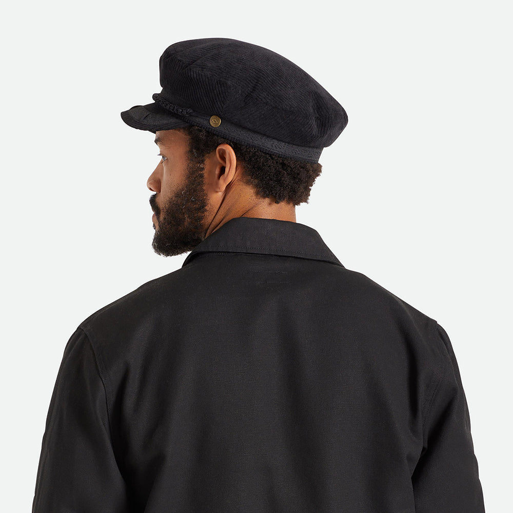 Brixton Reserve Kord Schiffermütze - Schwarz
