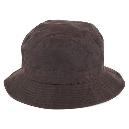 Jaxon & James Wasserfester Fischerhut aus Wachsstoff - Braun