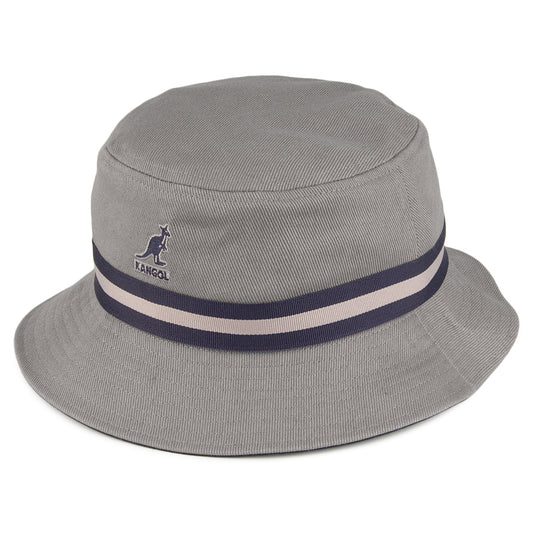 Kangol Stripe Lahinch Fischerhut - Grau