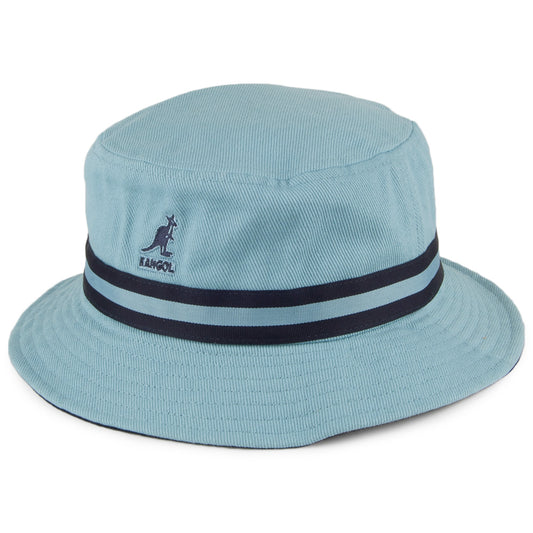 Kangol Stripe Lahinch Fischerhut - Hellblau