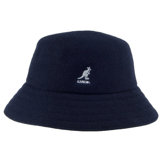 Kangol Lahinch Fischerhut aus Wolle - Marineblau