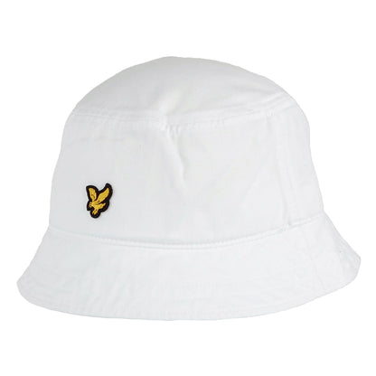 Lyle & Scott Fischerhut aus Baumwolle - Weiß