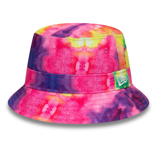 New Era Fischerhut Tie Dye - Pink-Lila