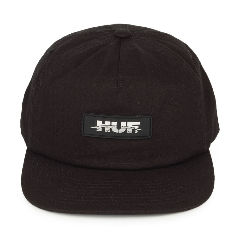 HUF Horizon Ripstop Snapback Cap - Schwarz