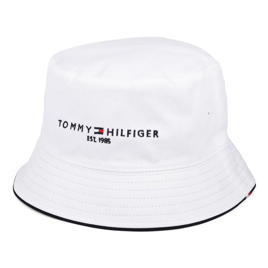 Tommy Hilfiger TH Established Wendbarer Fischerhut - Weiß