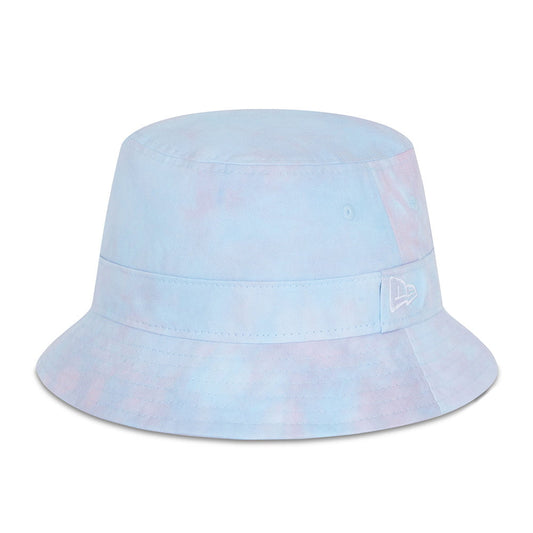 New Era Fischerhut Tie Dye aus Baumwolle - Himmelblau-Rosa