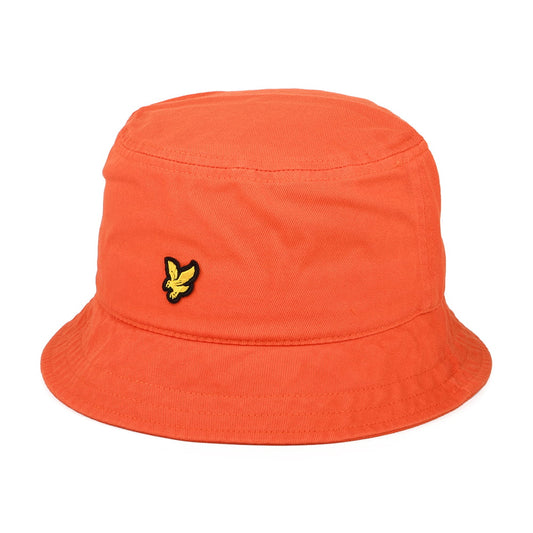 Lyle & Scott Fischerhut aus Baumwolle - Verbranntes Orange