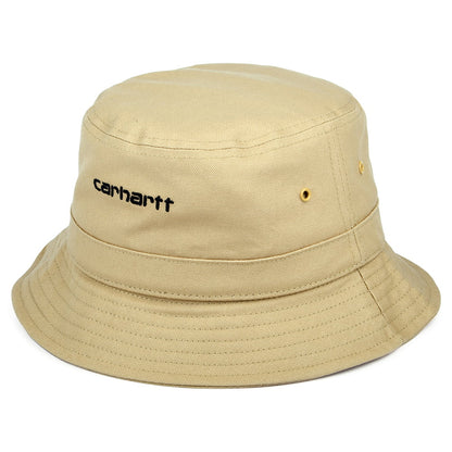 Carhartt WIP Script Fischerhut aus Baumwoll-Canvas - Hellbraun