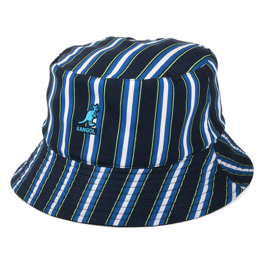Kangol Double Pattern Special Wendbarer Fischerhut - Marineblau