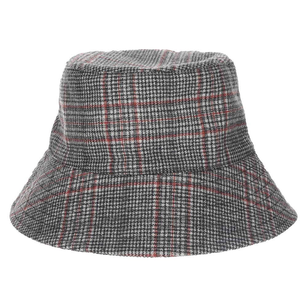 Scala Morelia Fischerhut Kariert - Schwarz-Rot