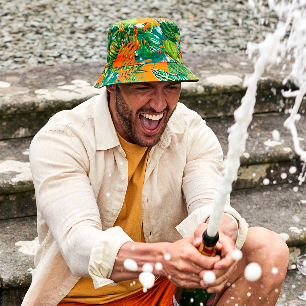 Failsworth Wendbarer Fischerhut aus Baumwolle - Khaki