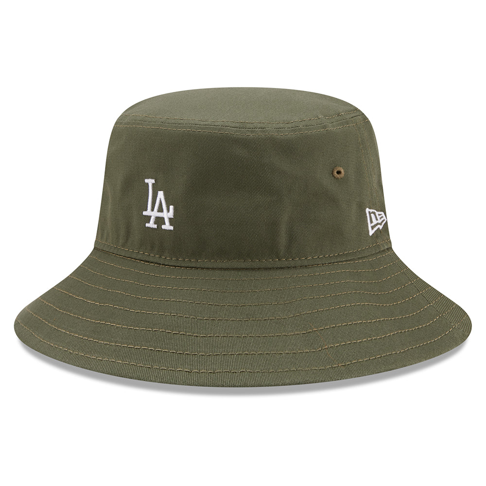 New Era Tapered L.A. Dodgers Fischerhut aus Baumwolle - MLB Team Tab - Olivgrün