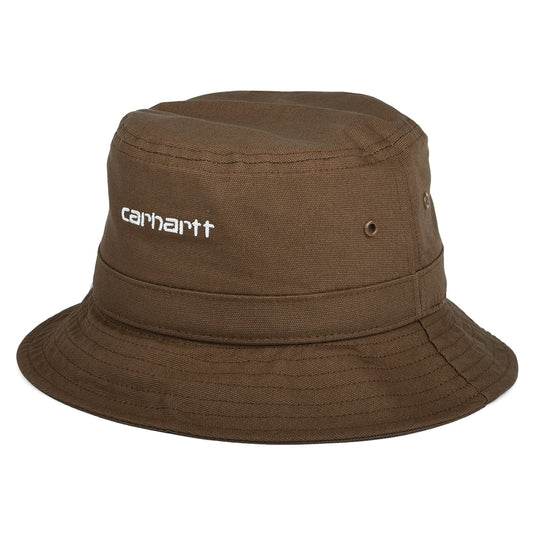 Carhartt WIP Script Fischerhut aus Baumwoll-Canvas - Braun