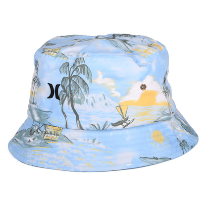 Hurley Small Logo Fischerhut Tropical - Blau