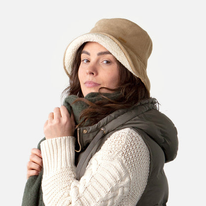 Barts Kunstlammfell Fischerhut - Hellbraun