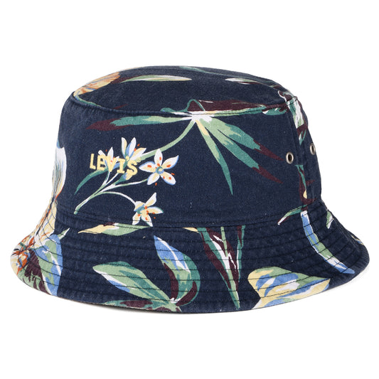 Levi's Headline Fischerhut Floral - Marineblau