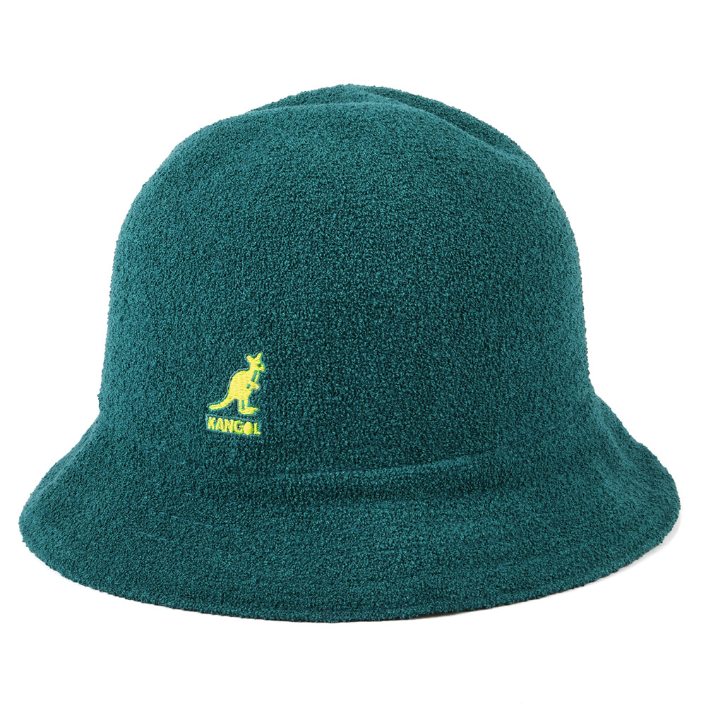 Kangol Flip It Wendbarer Casual Fischerhut - Petrol-Limettengrün