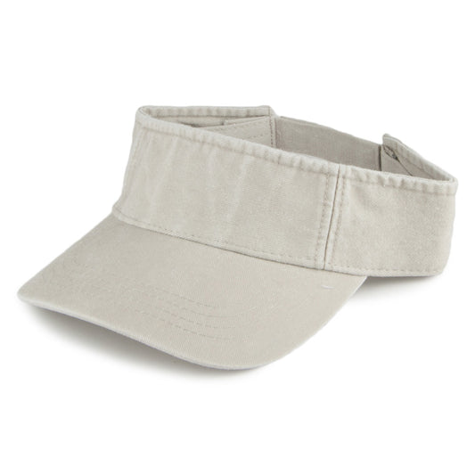 Dorfman Pacific Washed Twill Sonnenschild - Naturweiß