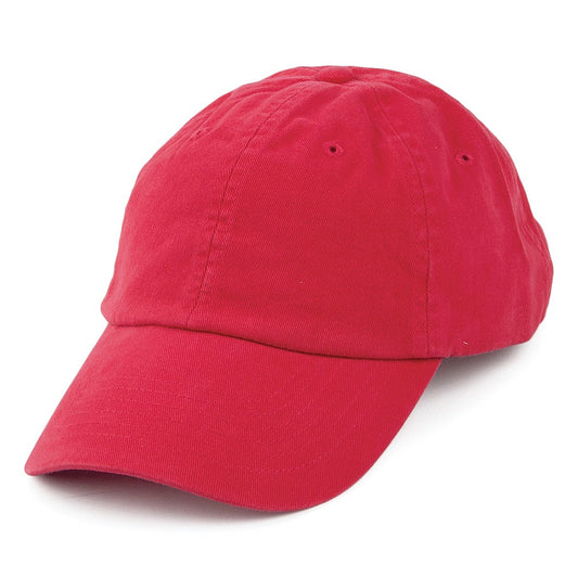 Baseball Cap aus Verwaschener Baumwolle - Rot