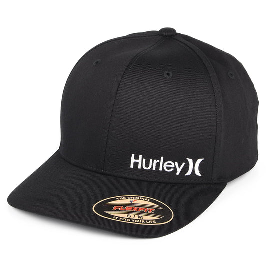 Hurley Corp Baseball Cap Flexfit - Schwarz