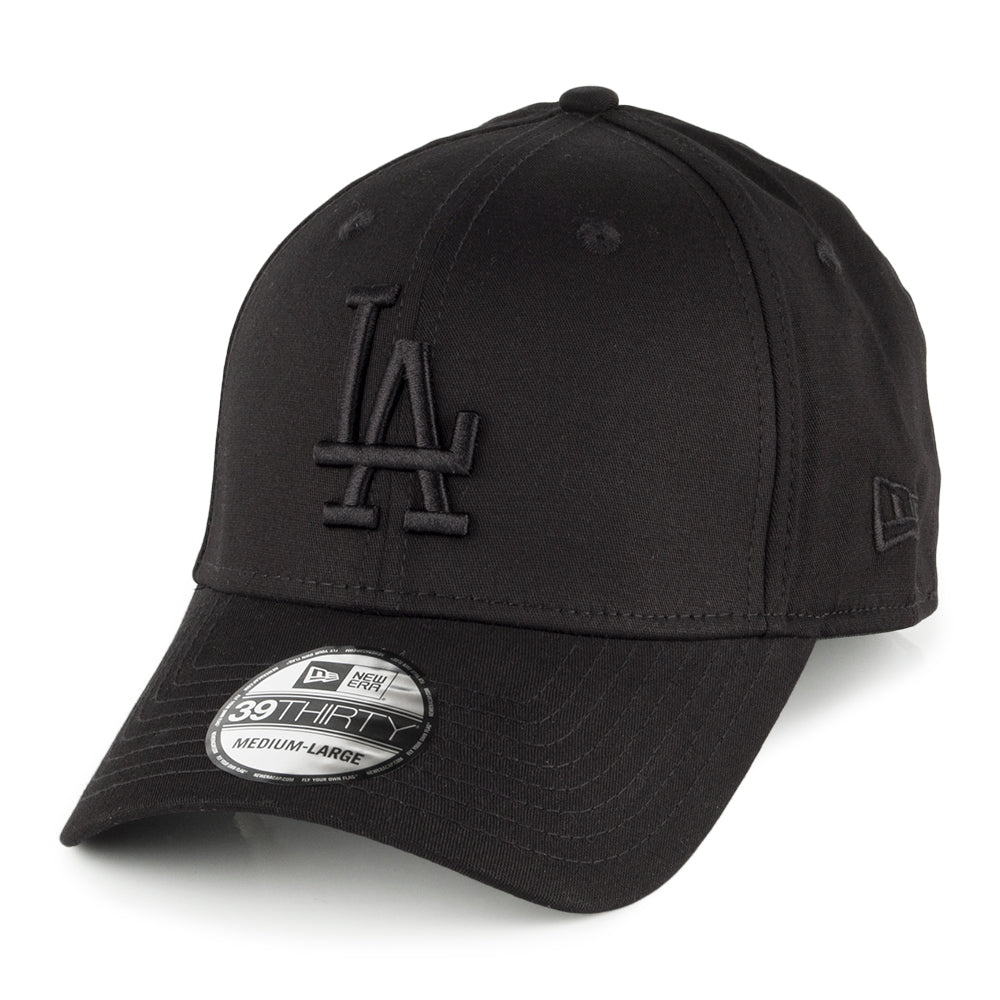 New Era 39THIRTY L.A. Dodgers Baseball Cap - Black Base - Schwarz