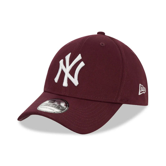 New Era 39THIRTY New York Yankees Baseball Cap - MLB League Essential II - Burgunderrot