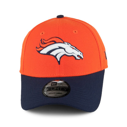 New Era 9FORTY Denver Broncos Cap - The League - Orange-Marineblau