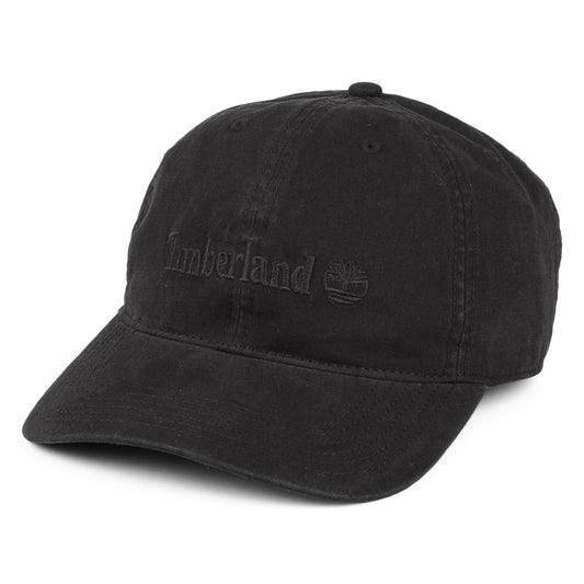 Timberland Embroidered Logo Baseball Cap - Schwarz