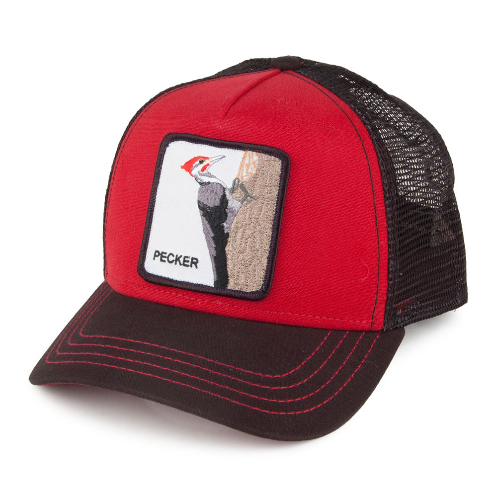 Goorin Bros. Pecker Trucker Cap - Rot-Schwarz