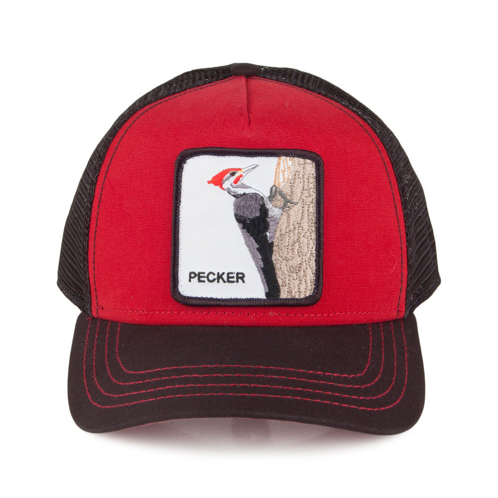 Goorin Bros. Pecker Trucker Cap - Rot-Schwarz